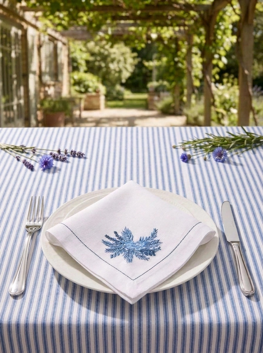 Napkins - Fern Flower - Linen - Pack of 4