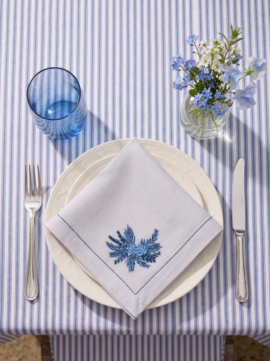 Napkins - Fern Flower - Linen - Pack of 4