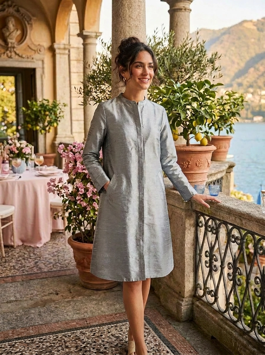 Super Mix Coat Silk - Silver