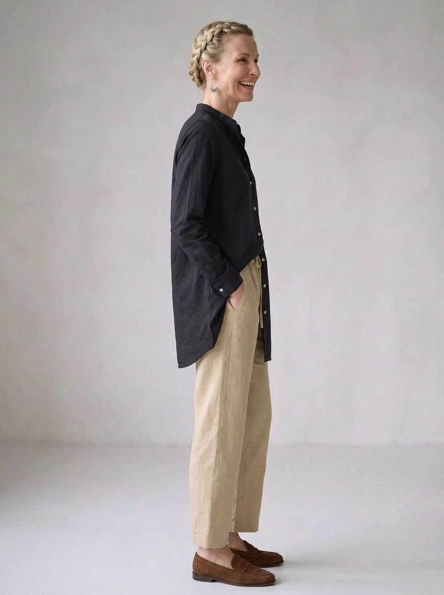 Malabar Oversized Shirt - Black