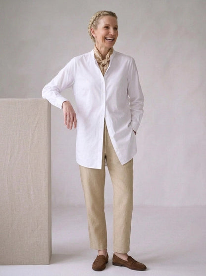Malabar Oversized Shirt - White