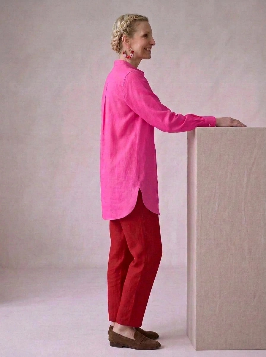 Malabar Oversized Shirt - Pink