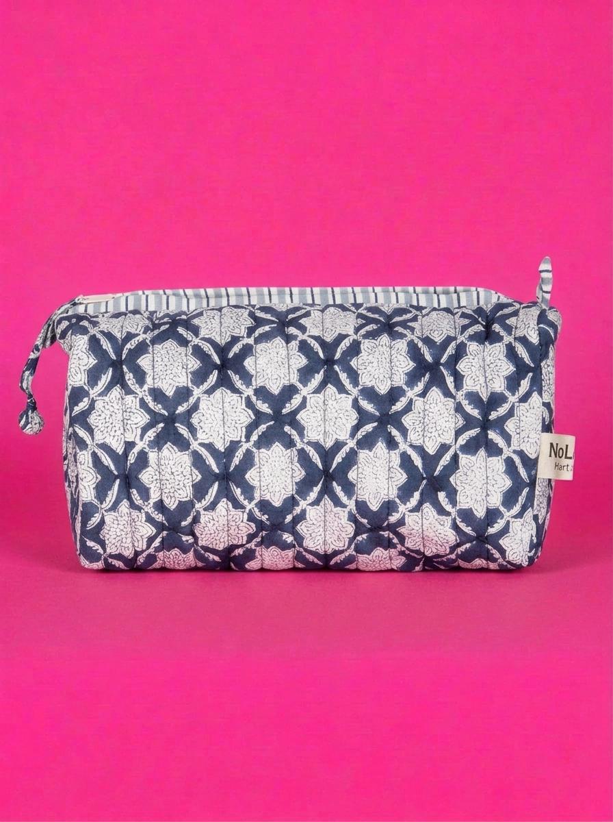Fresco Washbag Cotton Deep Sea Blue One Size (Copy)