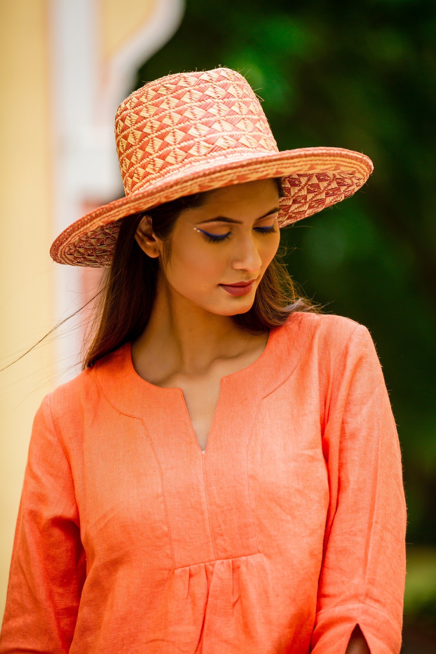 Life Style Easy Tunic Dress Linen - Satsuma