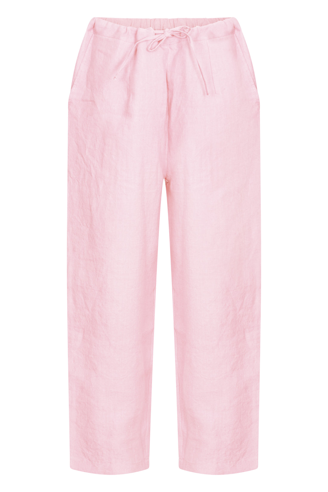 Life Style Plain Trouser Linen Shell Pink