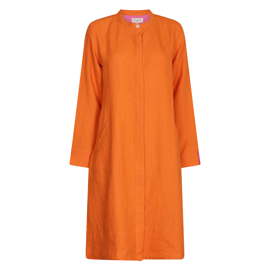 Super Mix Coat Dress - Satsuma Peony