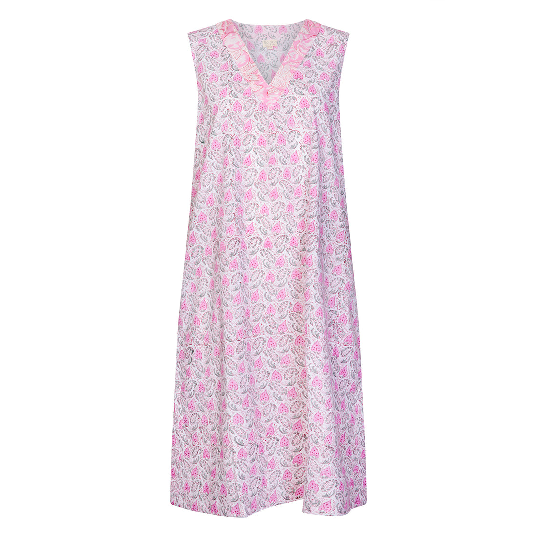 Rosebud Nightdress Cotton Pink