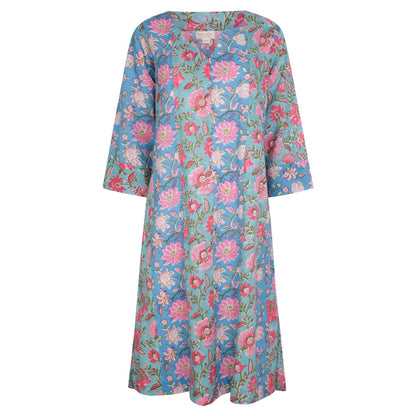 Pompeii Rose Zen Midi Dress - Multi