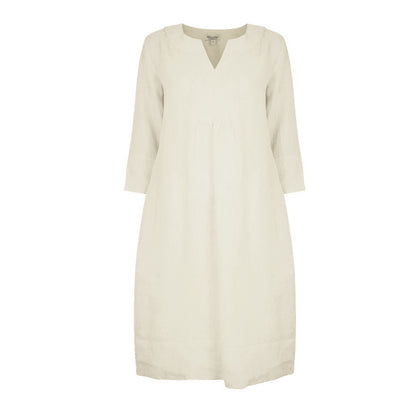 Life Style Easy Heavy Linen Tunic Dress-Portland